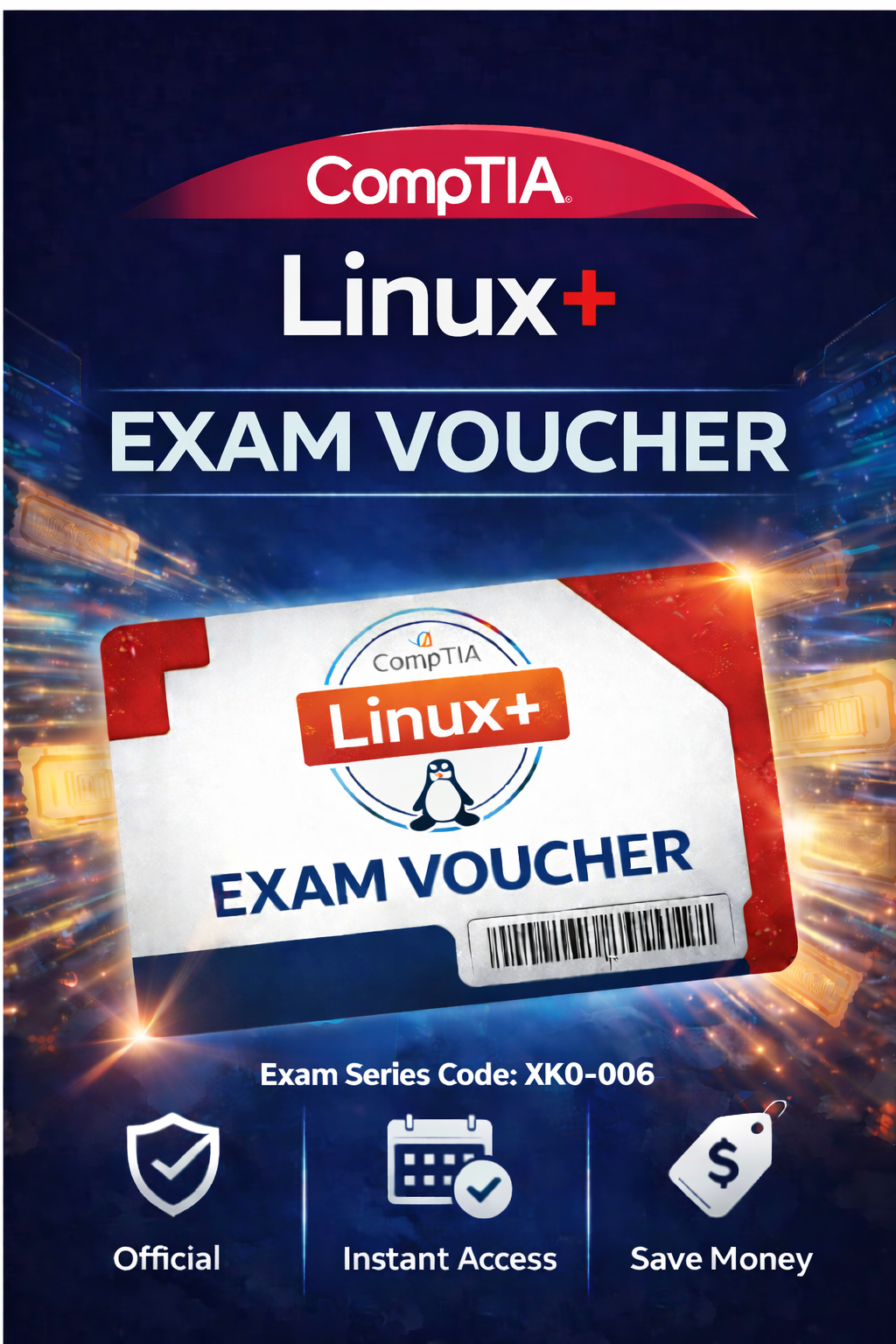CompTIA Linux+ Exam Voucher