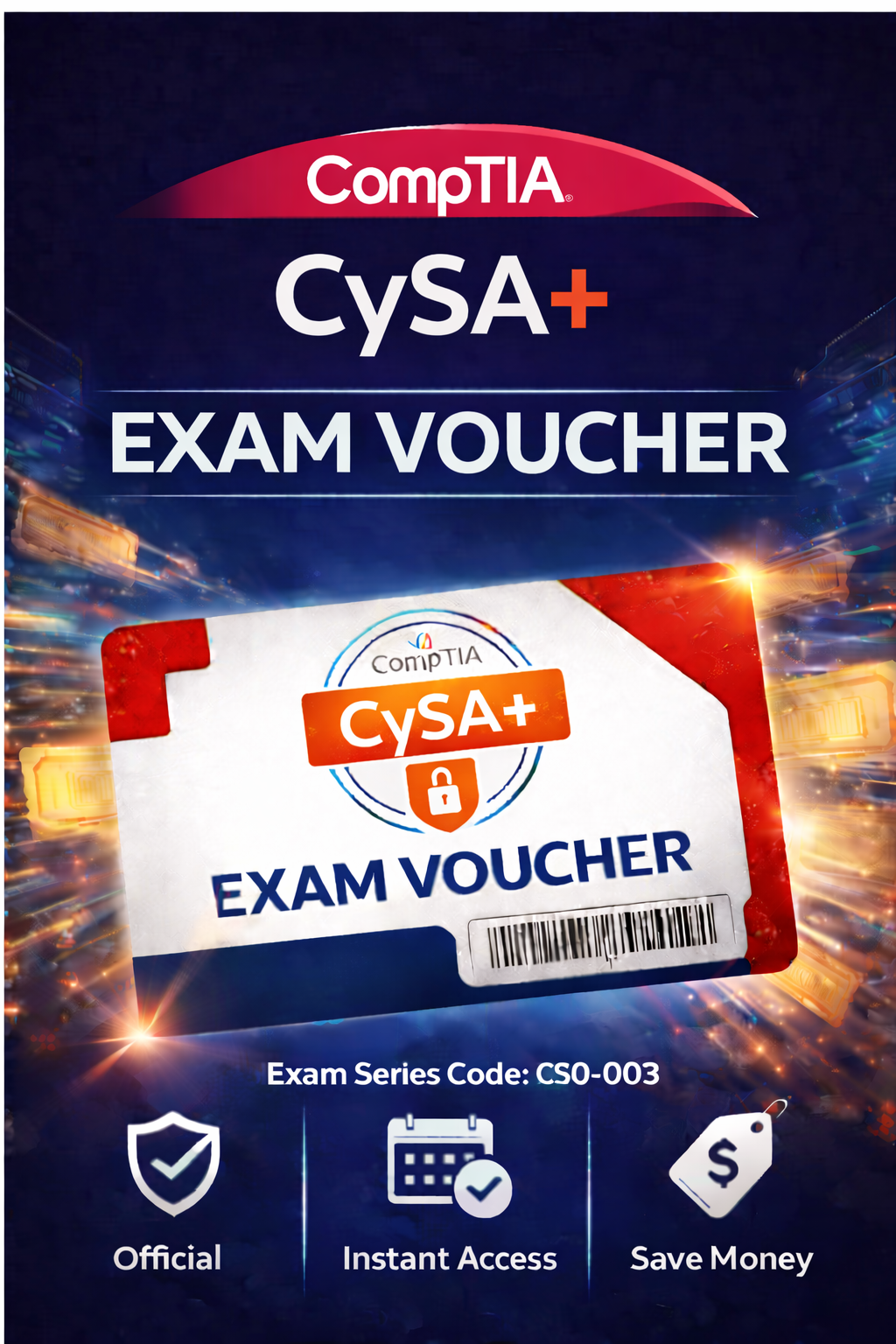 CompTIA CySA+ Exam Voucher
