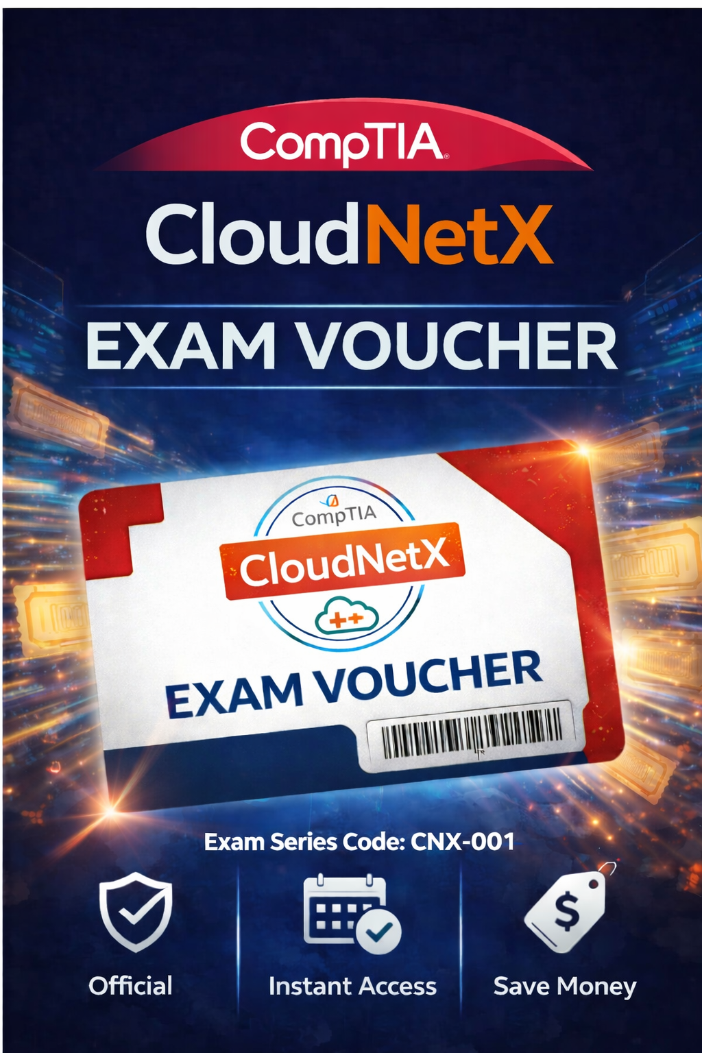 CompTIA CloudNetX Exam Voucher